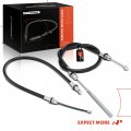 A-premium Rear Driver And Passenger Side Parking Brake Cable Assembly Compatible With Cadillac Models Deville 1994-1999 Allante