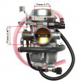 Glenparts Carburetor For Kawasaki Atv Quad Klf300 4x4 Bayou 1986 1987 1988-2005 Carb Klf 300