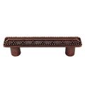 Vicenza Designs P1144 Gioiello 3-inch Elizabethan Pull Antique Copper 
