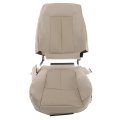 Front Driver Side Bottom And Top Lean Back Tan Cloth Seat Cover Replacement For F150 Xlt 2011-2014 