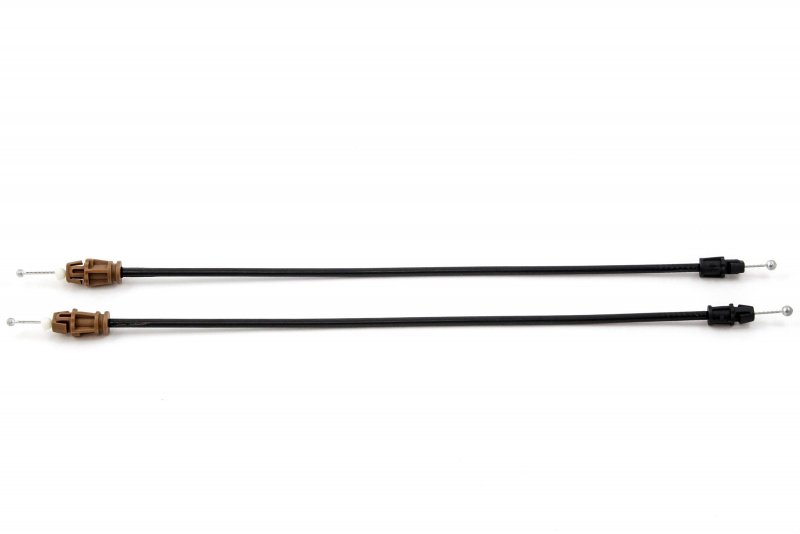 Red Hound Auto Two 2 Door Handle Release Cables 15 Inch For Chevrolet Gmc Silverado Sierra 2007-2013 Front Manual Locks Only