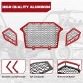 Elitewill Aluminum Front And Side Mesh Grille Full Kit With Red Powder Coating Fit For Polariszr Pro R Turbo R