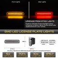 4pcs Full Led Front Amber Rear Red Side Marker Lights Lamps For 1975-1980 Chevrolet C10 C20 C30 1973-1980 Gmc Jimmy Chrome