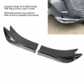 Fydun 1 Pair Rear Bumper Spoiler Universal Automobile Lip Diffuser Splitter Scratch Protector