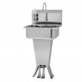 Faucet Valve Noncontact G1 2 Thread Pedal Antirust For Hospitals And Laboratories Canteen Single Temperature Knee
