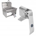 Faucet Valve Noncontact G1 2 Thread Pedal Antirust For Hospitals And Laboratories Canteen Single Temperature Knee