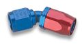 Earl S 304604 Auto-fit Blue And Red Anodized Aluminum 45-degree -4an Hose End 