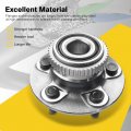 A-premium Rear Wheel Bearing And Hub Assembly With Abs Ring 5-lug Compatible Chrysler Pt Cruiser 2001-2002