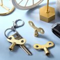 2pcs Gas Meter Key 6mm Square Spanner Utility For Opening Box Electric Distribution Cabinet Gold
