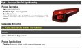 Marketplace Auto Parts Right Passenger Side Outer Tail Light Assembly Compatible With 2017-2019 Nissan Rogue Sport
