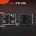 A-premium Center Power Window Switch Compatible With Jeep Wrangler 2012-2018 Sport Utility Replace 68156217ab 68156217aa