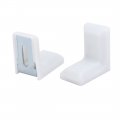 Uxcell 28mmx17mmx28mm Plastic L Shaped Cover Right Angle Corner Brace Bracket 8pcs