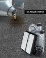 Oil Absorbing Pad Garage Floor Mats Over Large 8 5 X 6 Reusable Washable Spill Mat Parking Protect From Drips Stainls Spills