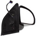 Door Mirror For Jeep Compass 2007 2017 Passenger Side Power Heated Manual Folding Textured Black Replacement Ch1321262