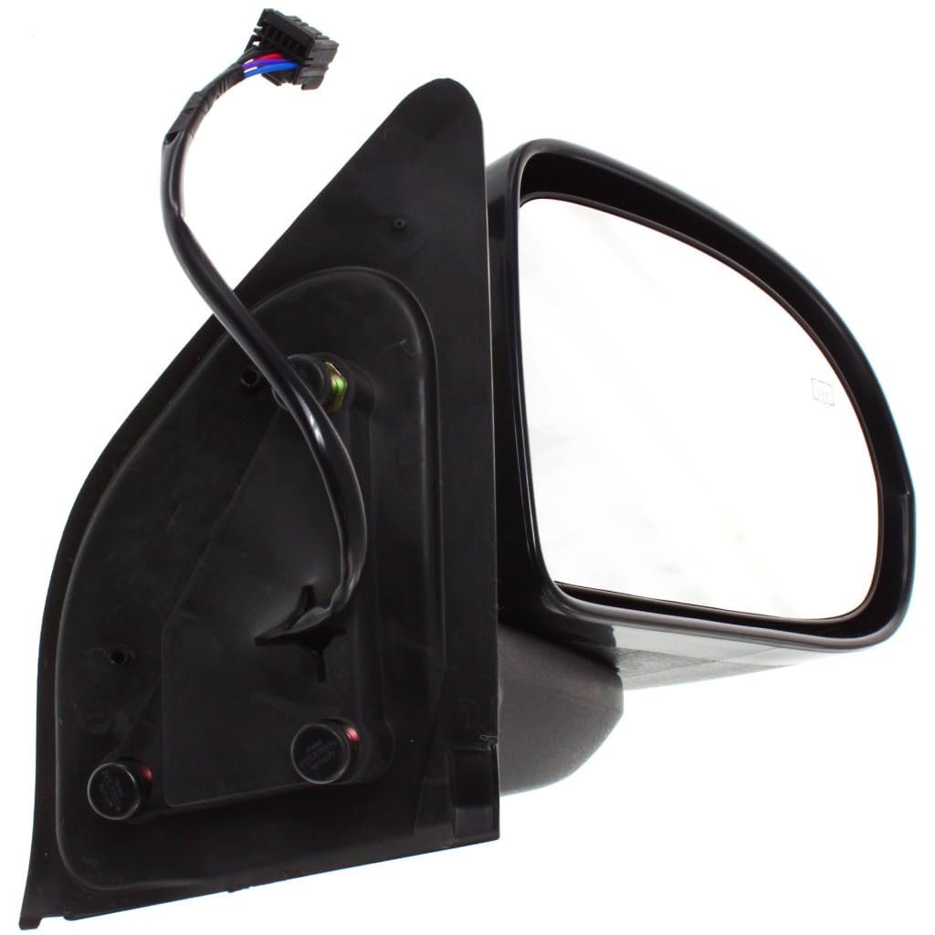 Door Mirror For Jeep Compass 2007 2017 Passenger Side Power Heated Manual Folding Textured Black Replacement Ch1321262
