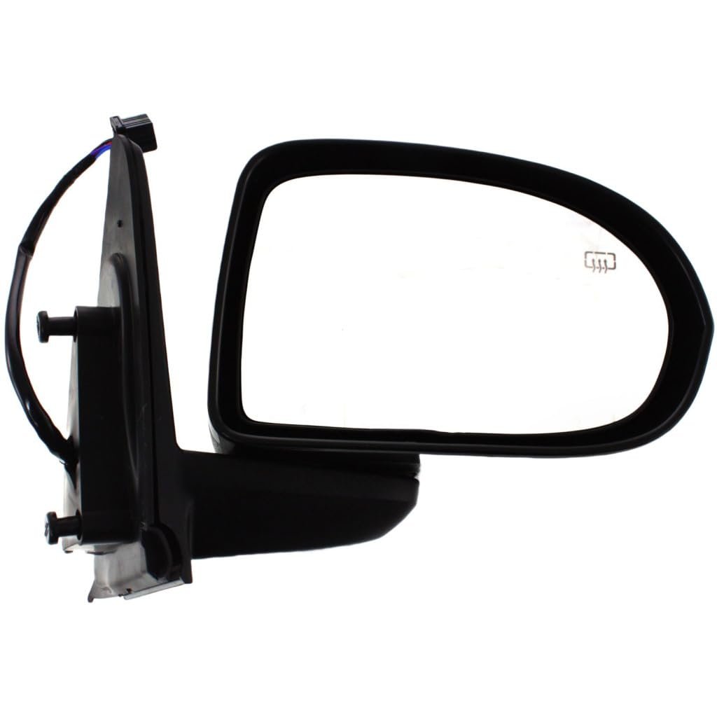 Door Mirror For Jeep Compass 2007 2017 Passenger Side Power Heated Manual Folding Textured Black Replacement Ch1321262