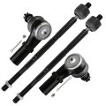 Front Suspension Set Of 4 Inner Tie Rod End Outer Fit 2015-2017 For Chrysler 200 2013-2016 Dodge Dart 