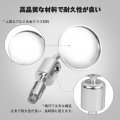 2-pc 7 8 Motorcycle Rearview Mirrors Round Handlebar Bar End Rear View Motorbike Sidemirror Silver