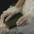 Zcargel Long Elegant Gloves Women Tulle Bridal Accessories Short Transparent For Bride Flower Girls Wedding Prom Party One Size