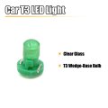 15pcs 12v Green T3 Car Wedge Led Dash Gauge Instrument Panel Light Bulb Interior Low Voltage Bulbs Universal Replacement