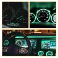 15pcs 12v Green T3 Car Wedge Led Dash Gauge Instrument Panel Light Bulb Interior Low Voltage Bulbs Universal Replacement