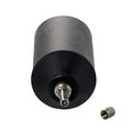 2 Heat Shrink End Cap W Valve 1 Piece Black 