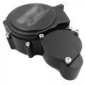 Httmt Mt313-002- Custom Made Engine Stator Cover Compatible With Suzuk Gsxr 600 750 2006-2016 Black Left Side