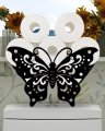 Butterfly Animal Toilet Paper Roll Holder Stand Metal Freestanding Black Holders 8s Of Roll Storage Bathroom Decor Accessories 