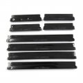 Uxcell 8pcs Black Plastic Auto Car Body Door Side Edge Guard Protective Decor Strip