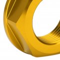 Rear Wheel Axle Nut Fydun M22x1 5 Aluminum Lock Motorcycle Parts Replacement For Yamaha Kawasaki Suzuki Gold
