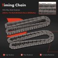 A-premium 10pcs Engine Timing Chain Kit W Tensioner Guide Compatible With Volkswagen Jetta 2008-2017 Passat 2012-2014 Golf