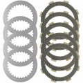 Caltric Clutch Friction And Steel Plates Kit Compatible With Kawasaki Klx110 Klx110-a 2003 2004 2005 2006-2009