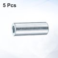 5 Pcs Galvanized Steel Spacer 3 8 Bore X 4 Od 2 Length Unthreaded Standoff Bushing Plain Finish Round Metal Fits M12 Screws