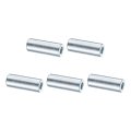 5 Pcs Galvanized Steel Spacer 3 8 Bore X 4 Od 2 Length Unthreaded Standoff Bushing Plain Finish Round Metal Fits M12 Screws 