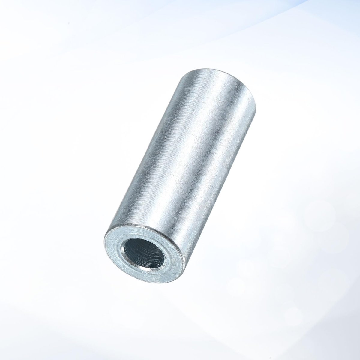 5 Pcs Galvanized Steel Spacer 3 8 Bore X 4 Od 2 Length Unthreaded Standoff Bushing Plain Finish Round Metal Fits M12 Screws