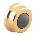 Prime-line J 4570 1 In Cast Brass Bright Wall Stop With Convex Bumper Single Pack 