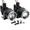 2x 12v 55w H3 Projector Glass Lens Drl Fog Lamp Halogen Light Bulb Bracket Set For Honda Mazda Nissan Kia Lexus Toyota Subaru