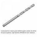 Uxcell Solid Carbide Drill Bits 2 5mm C2 K20 Tungsten Jobber Straight Shank Drilling Tool For Stainless Steel Aluminum Iron