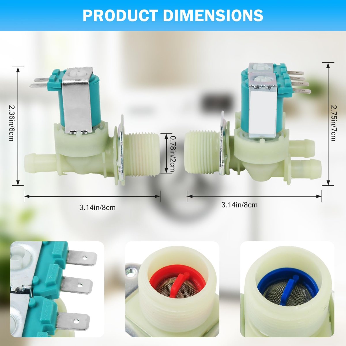 Washer Cold Hot Side Water Inlet Valves For Kenmore 40249032010 40249032011 40249032012 2026 Updated