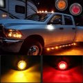 Usonline911 20pcs 3 4 Round Led Clearance Side Marker Lights For Truck Trailer Rv 10pcs Amber And Red