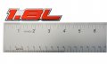 Erpart 1 8l Liter Embossed Red On Highly Polished Silver Real Aluminum Auto Emblem Badge Nameplate Compatible With Honda Nissan