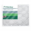Filterbuy 24x25x4 Air Filter Merv 13 Optimal Defense 1-pack Pleated Hvac Ac Furnace Filters Replacement Actual Size 23 75 X 24