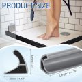 Flexible Shower Water Barrier 39 Tpe Edge Stopper Blocker Splash Guard For Bathtub Sink Washing Machine Dry And Wet Separation
