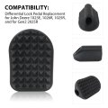 Black Replacement Differential Lock Pedal Compatible For John Deere 1025r 1023e 1026r