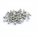 50pcs 2 5x8 Stainless Steel Round Head Self-tapping Screws With Shoulder Washer 