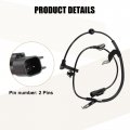X Autohaux 4pcs 56029338ab 56029338ac Abs Wheel Speed Sensor Front Rear For Chrysler 200 2011-2014 Sebring 2007-2010 Dodge