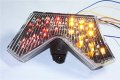 Xkh- Motorcycle Led Tail Brake Light Compatible With 2006-2011 Kawasaki Ninja Zx-14 Zx1400 Zzr1400 Clear B075dyd7fh