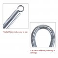 Harfington Pvc Pipe Bending Spring 17 2mm Od 550mm Long Zinc Plated Tube Bender For Devices In Home Hydropower Silver Tone