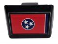 Elektroplate Tennessee State Flag All Metal Black Hitch Cover For Trucks And Suvs Fits Standard 2 Trailer Receivers Premium
