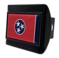 Elektroplate Tennessee State Flag All Metal Black Hitch Cover For Trucks And Suvs Fits Standard 2 Trailer Receivers Premium